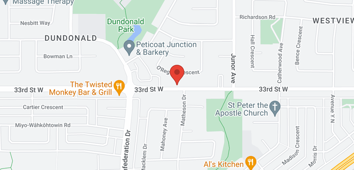 map of 3210 33rd ST W